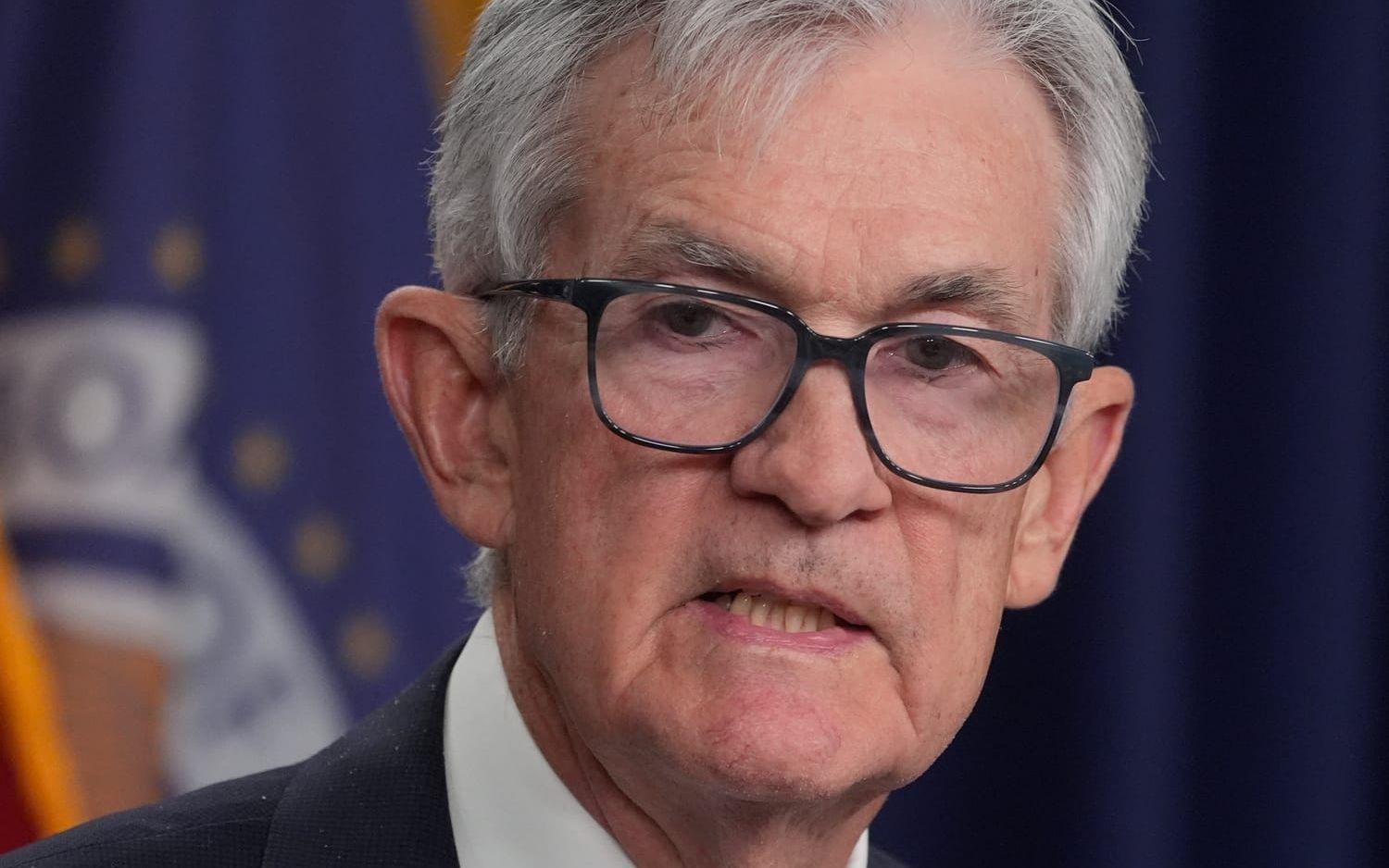 Jerome Powell har sannolikt fattat sitt sista styrräntebeslut i egenskap av chef för USA:s centralbank. Arkivbild.