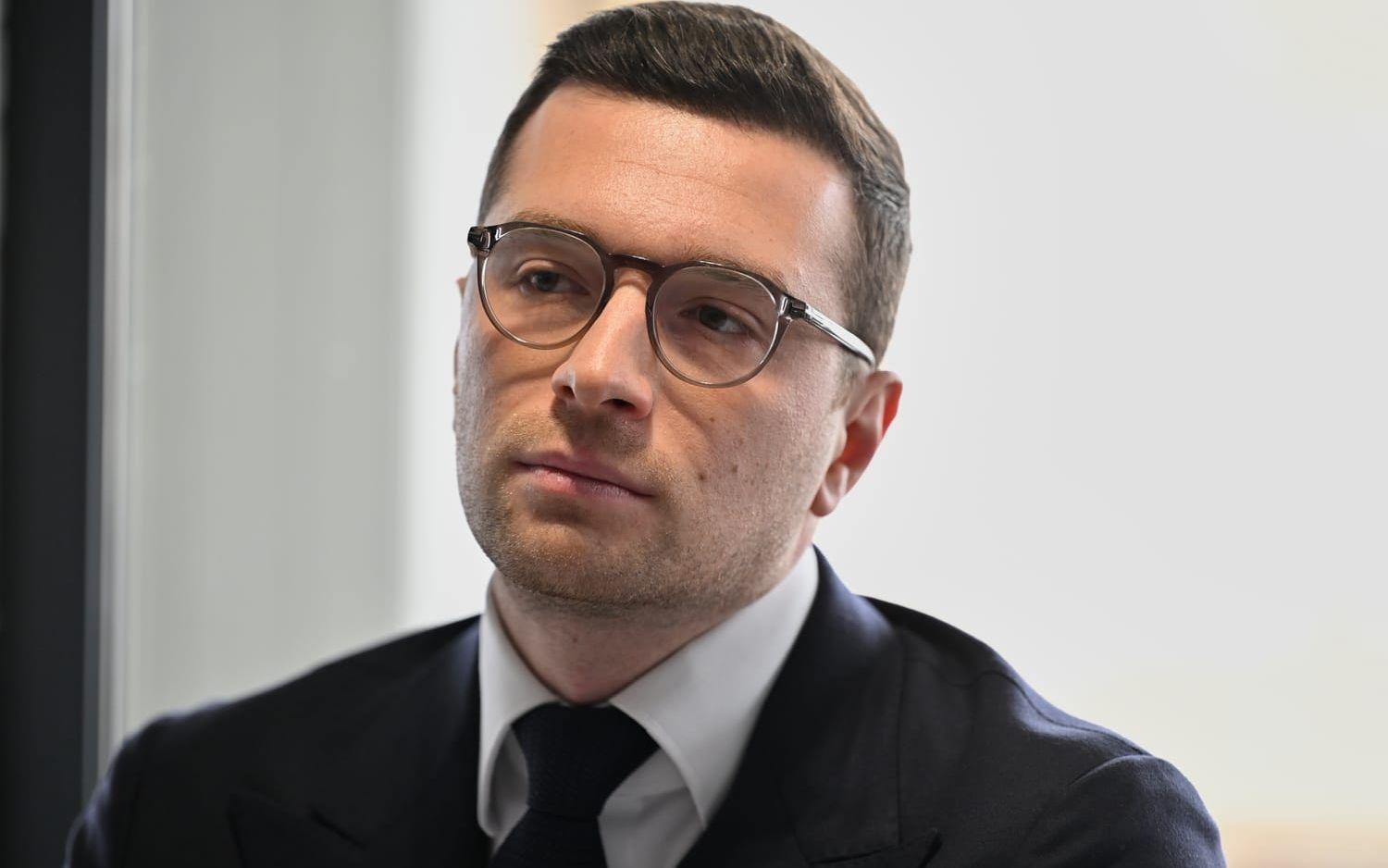 30-årige Jordan Bardella är partiledare för franska Nationell samling. Arkivbild.