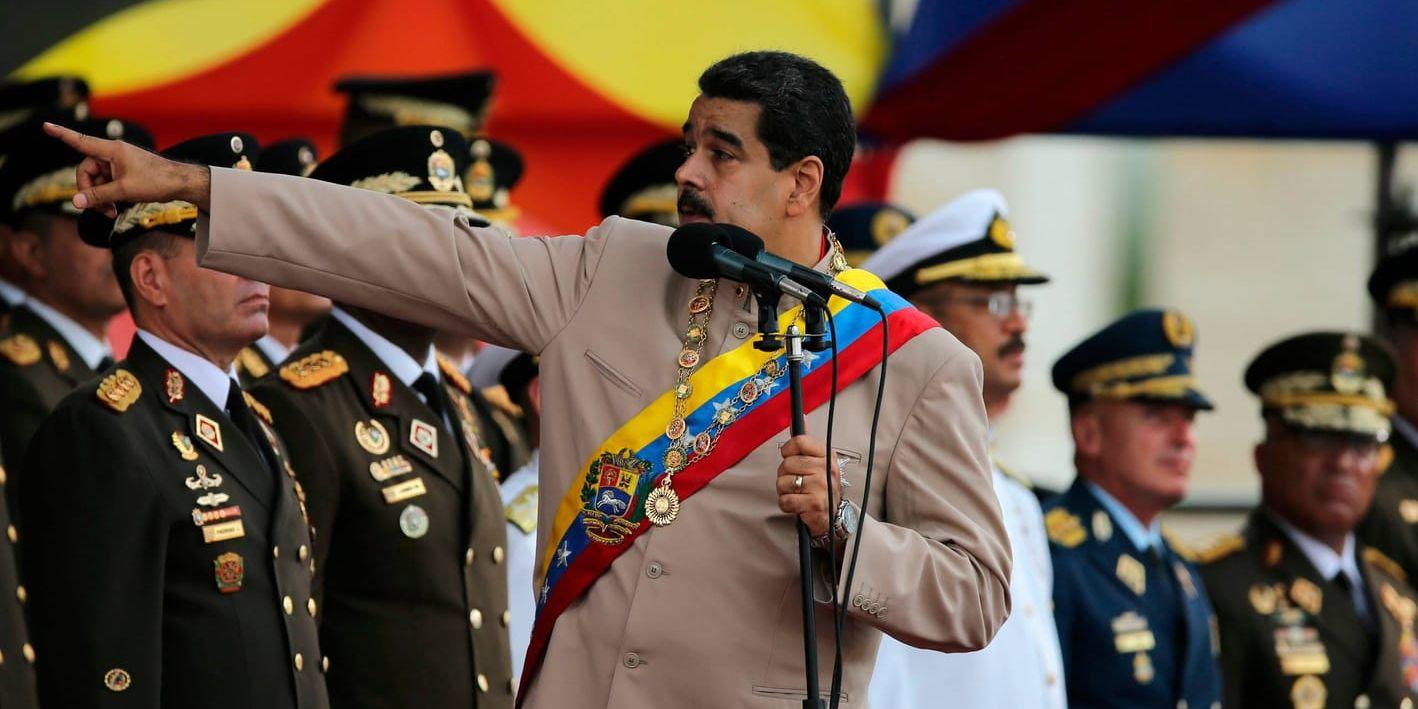 Nicolás Maduro, Venezuelas president. Arkivbild.
