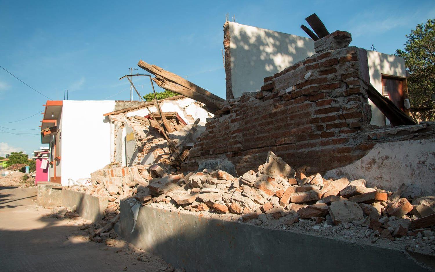 Hittills har 98 människor omkommit i jordbävningen, varav en majoritet i delstaten Oaxaca. Foto: Åsa Welander
