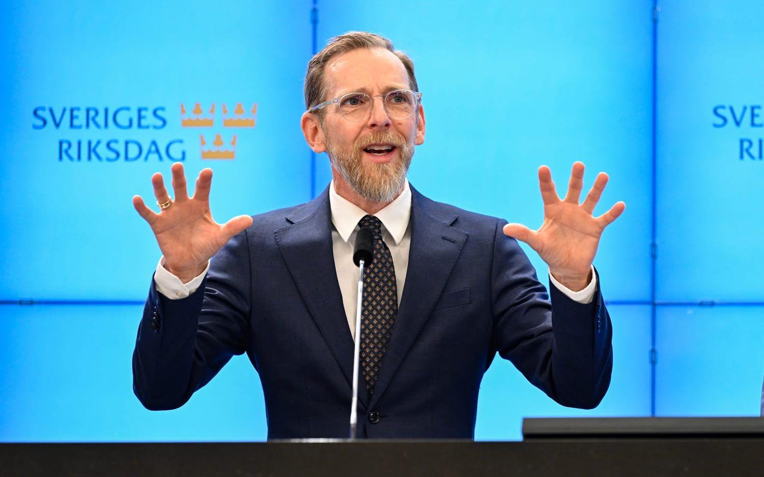 Socialminister Jakob Forssmed (KD). Arkivbild.
