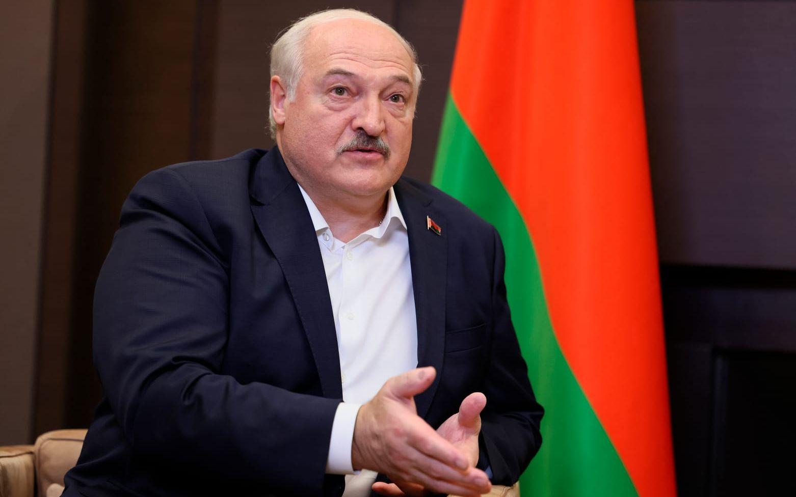 Belarus diktator Aleksandr Lukasjenko. Arkivbild.