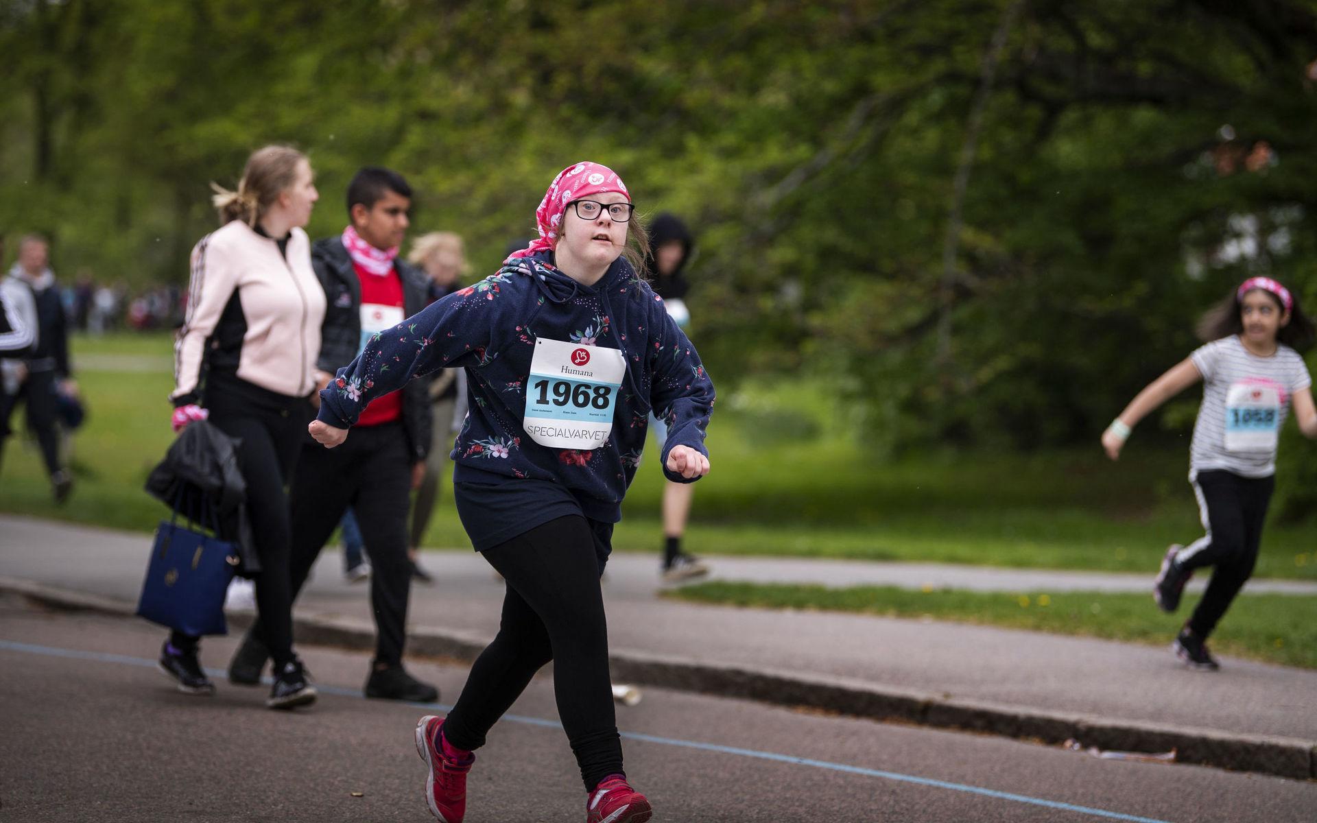 Irené Andersson är snabb, oavsett om hon joggar eller går.