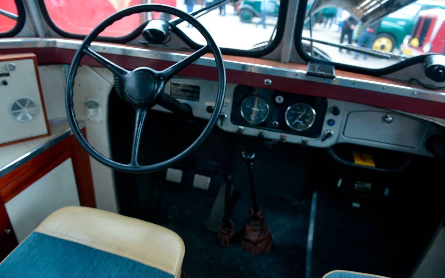 Volvobussen har modellbeteckningen LV60. Foto: Jonas Myrholm