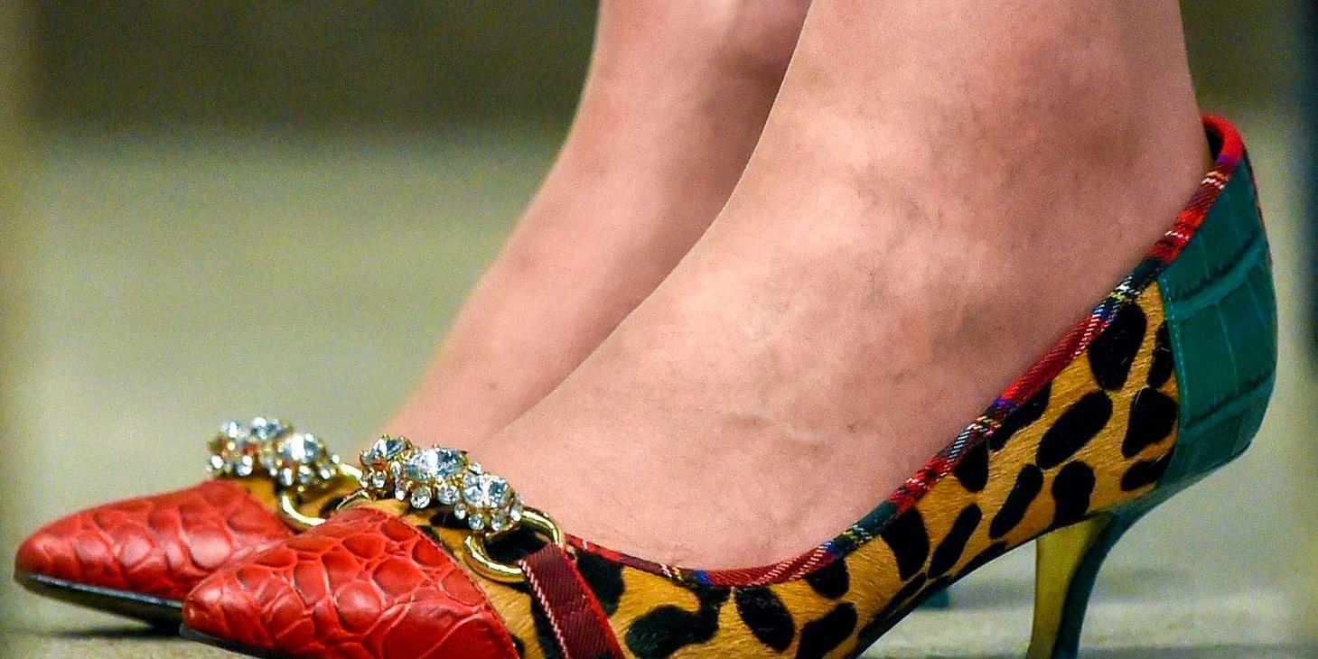 Den blivande brittiska premiärministerns eleganta skor tilldrar sig alltid uppmärksamhet.