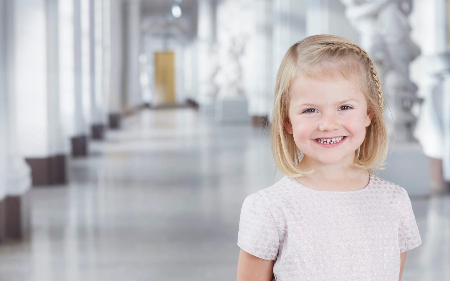 Prinsessan Estelle, 4 år. Bild: Anna-Lena Ahlström
