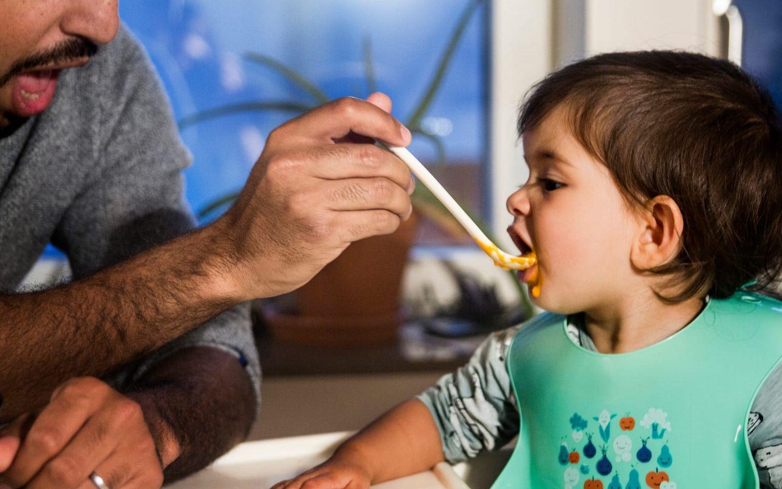 Barnmatsburkar återkallas i Österrike. Arkivbild.