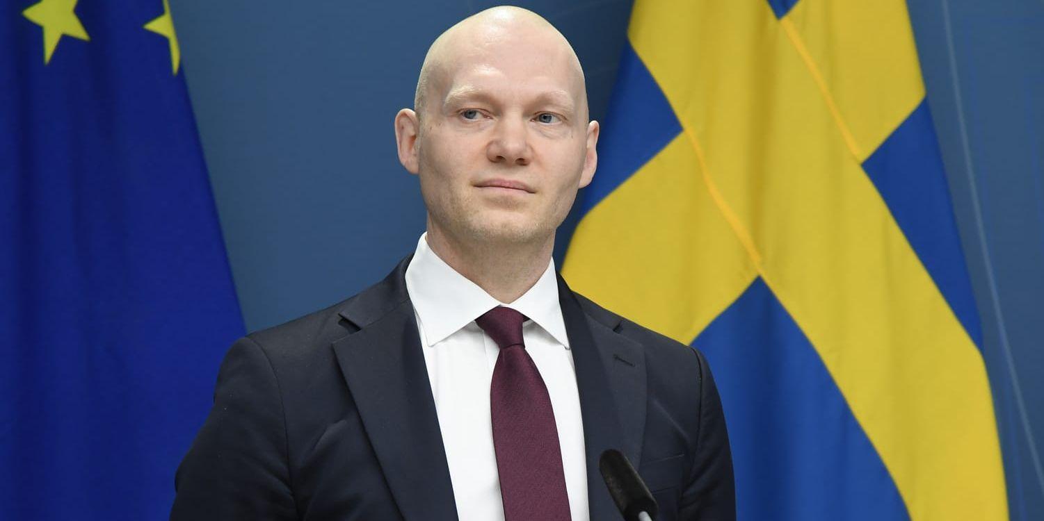 Niklas Wykman, finansmarknadsminister. 