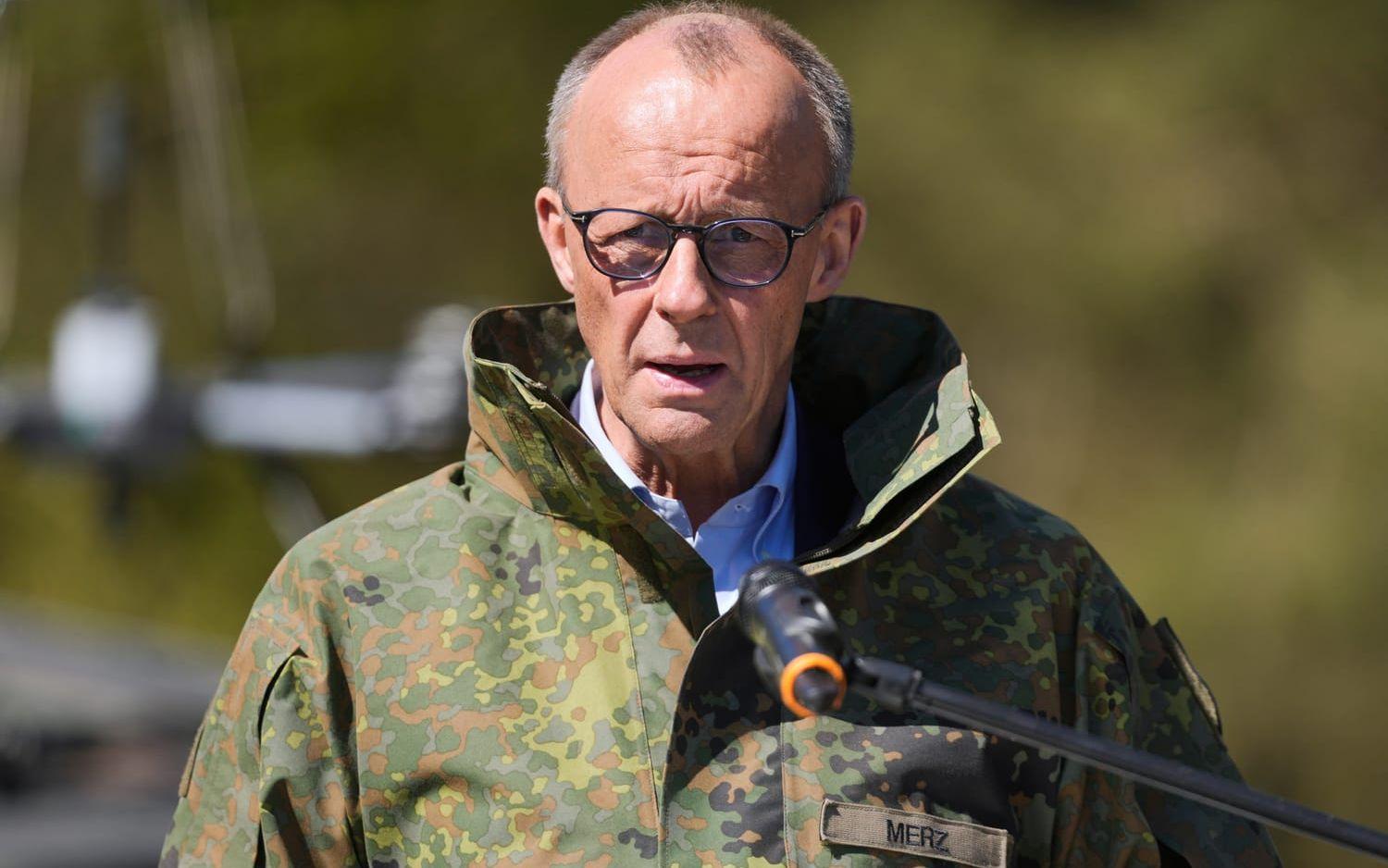 Tysklands förbundskansler Friedrich Merz på torsdagen.