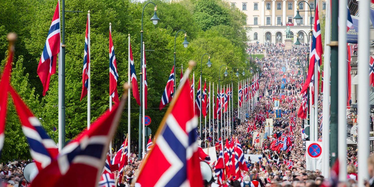På torsdag är det Norges nationaldag. Arkivbild.
