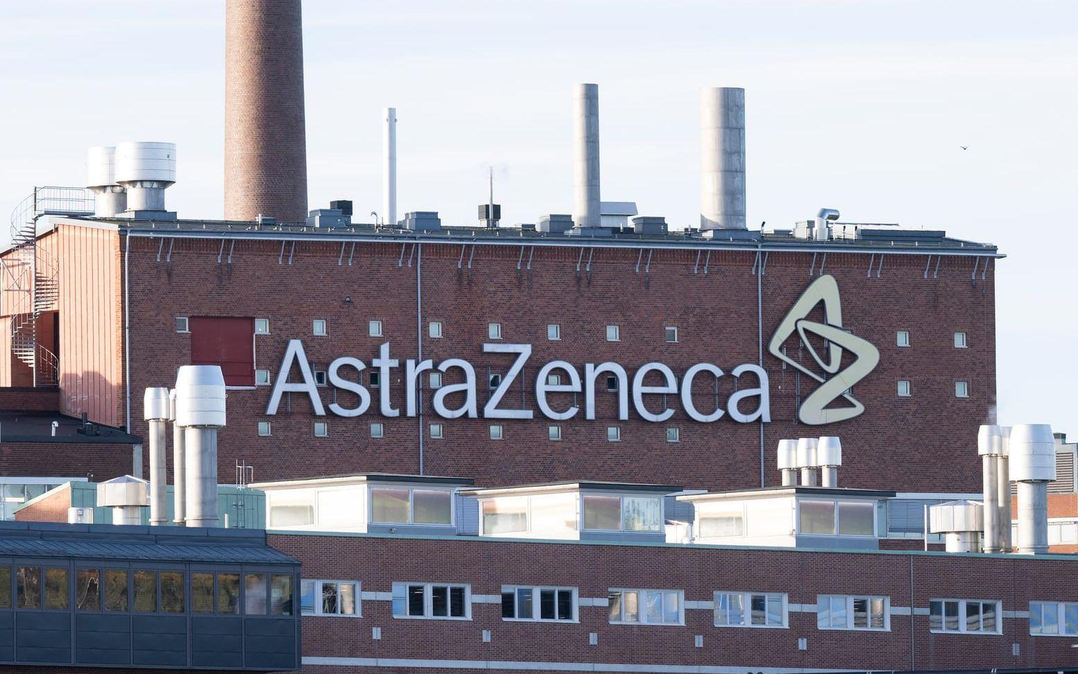 Rapport från Astra Zeneca. Arkivbild