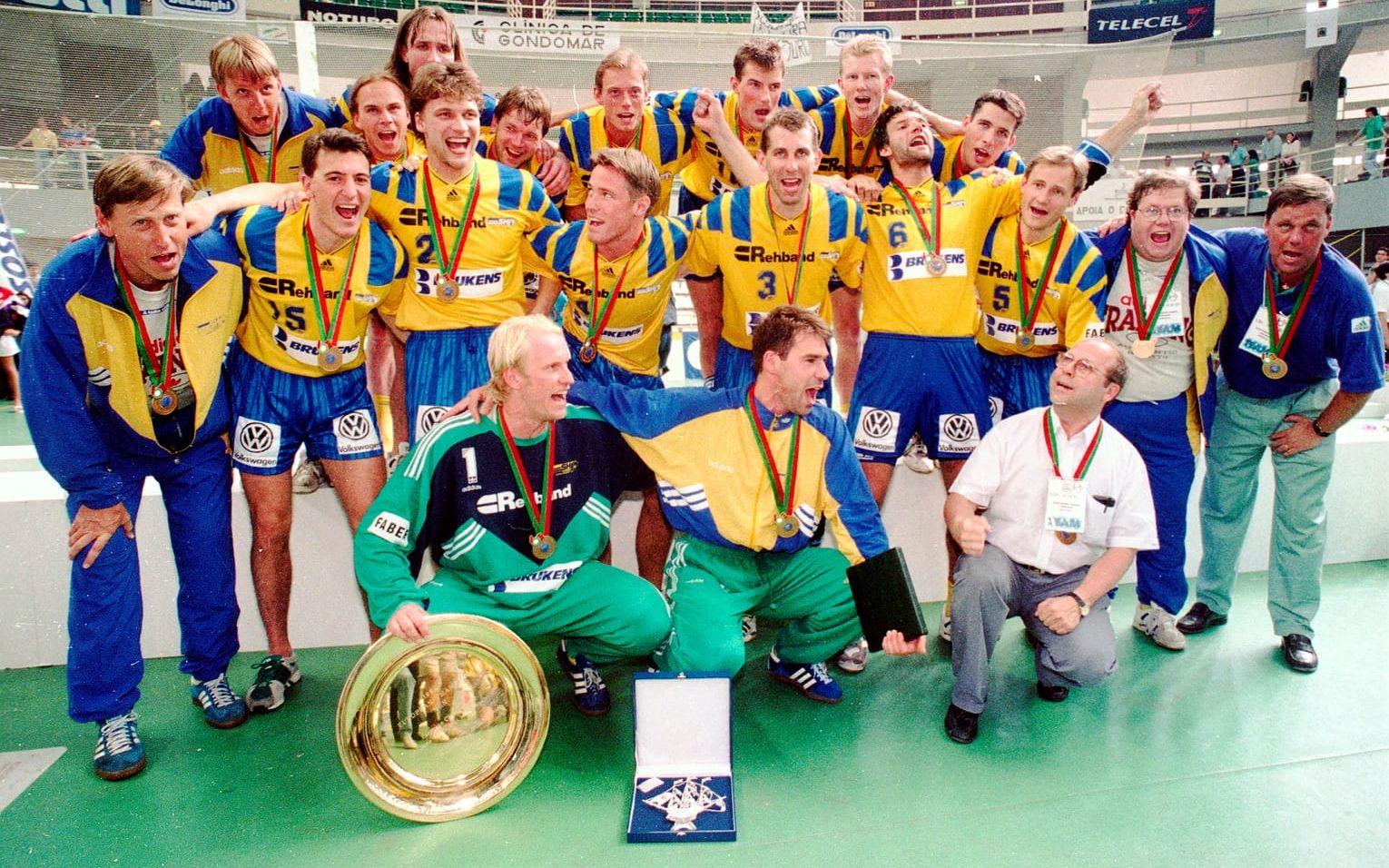 1994. Första EM-guldet säkrades i Portugal. Foto: Bildbyrån