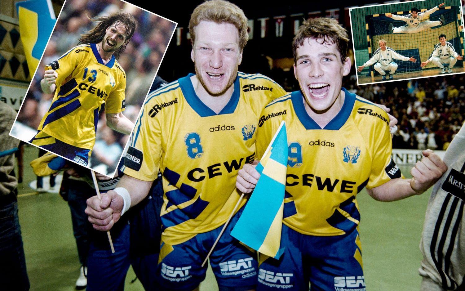 1995. Sverige slutade trea i VM på Island. Foto: Bildbyrån