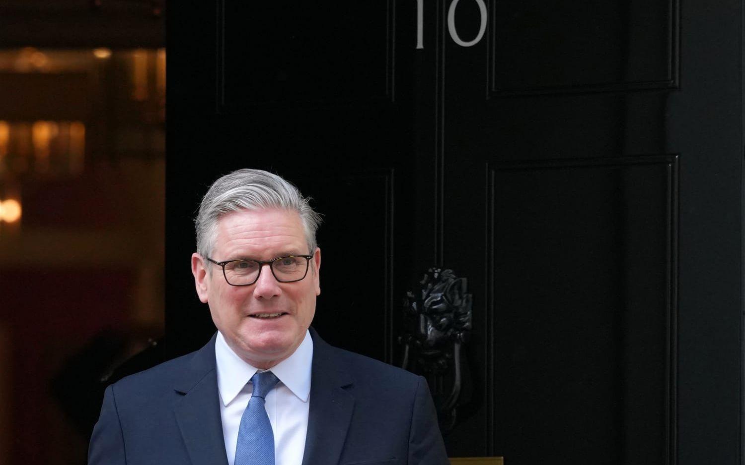 Den brittiske premiärministern Keir Starmer, här utanför 10 Downing Street förra veckan. 