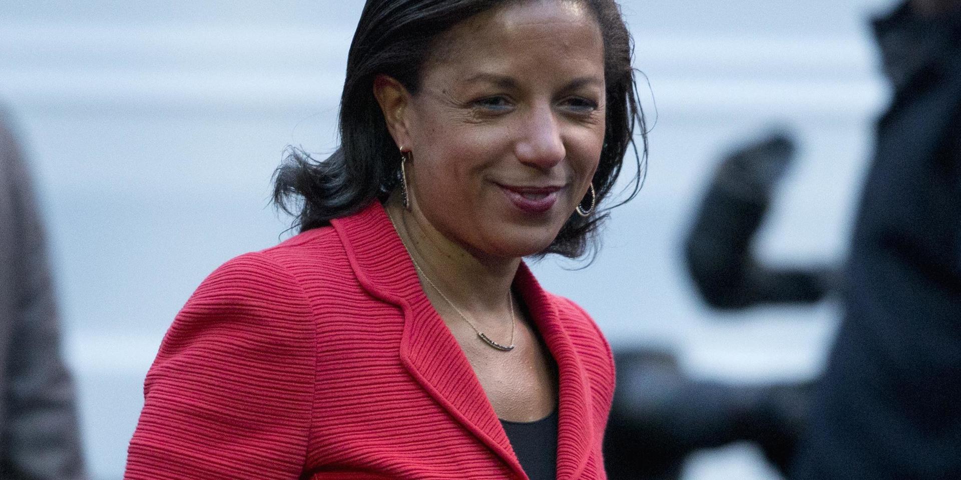 Susan Rice var FN-ambassadör och nationell säkerhetsrådgivare under president Barack Obamas tid i Vita huset.