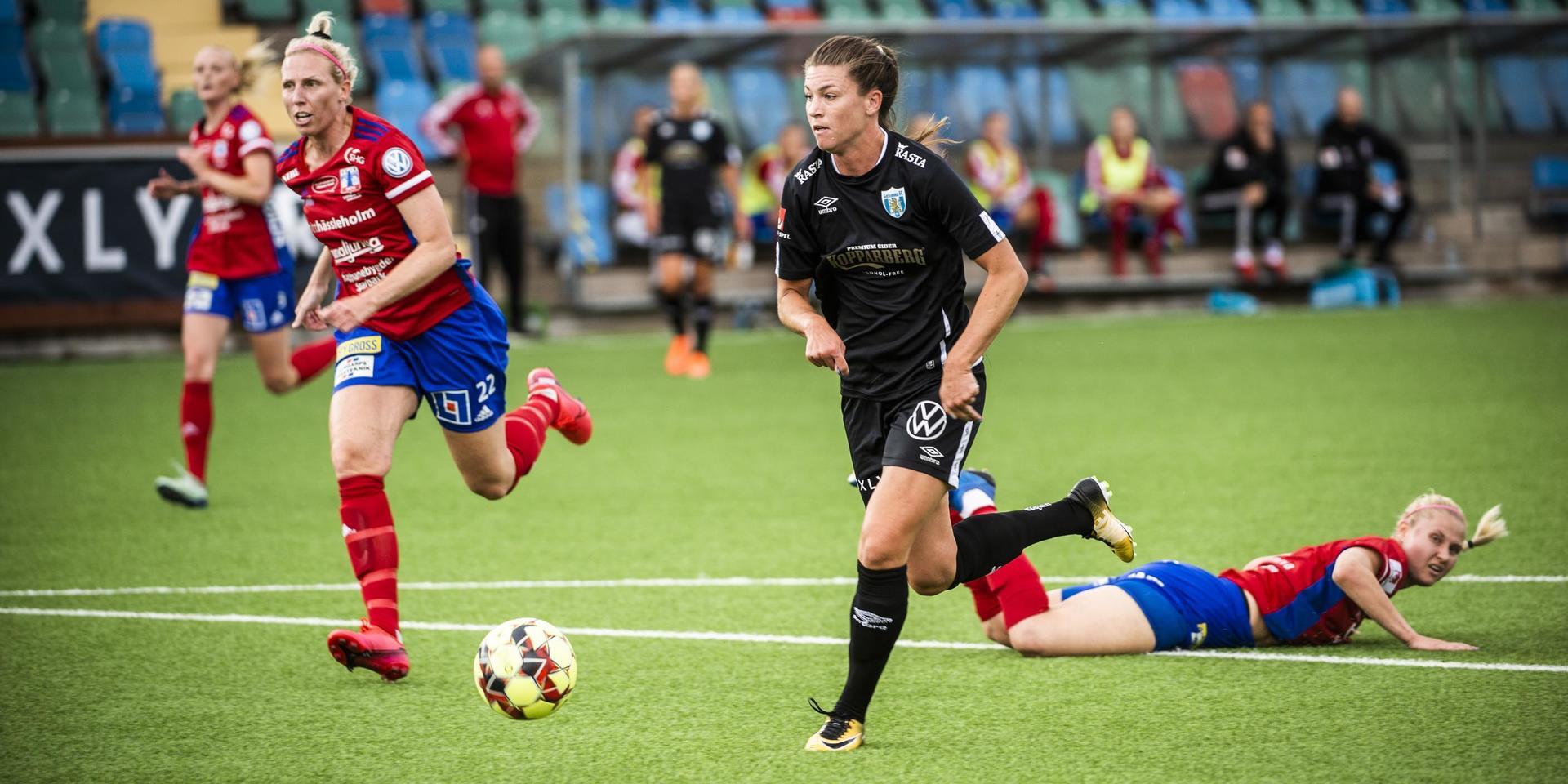 Pauline Hammarlund gjorde, precis som senast mot Rosengård, mål för GFC. 