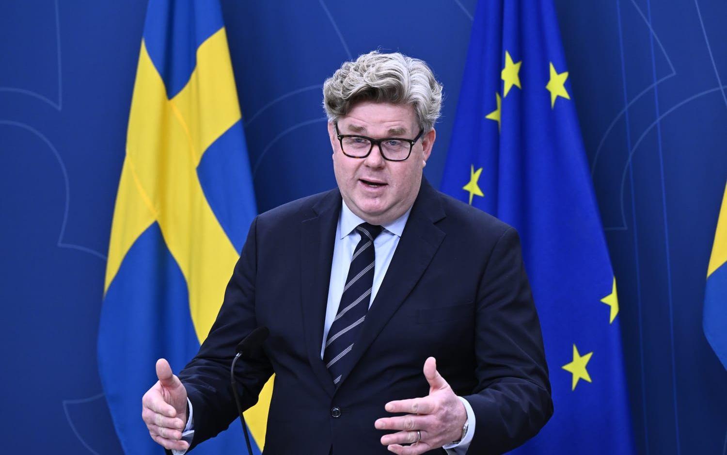 Justitieminister Gunnar Strömmer (M). Arkivbild.