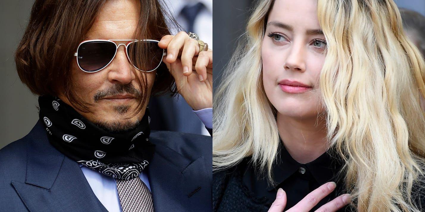 Johnny Depp möter ex-frun Amber Heard i rätten igen. Arkivbild.