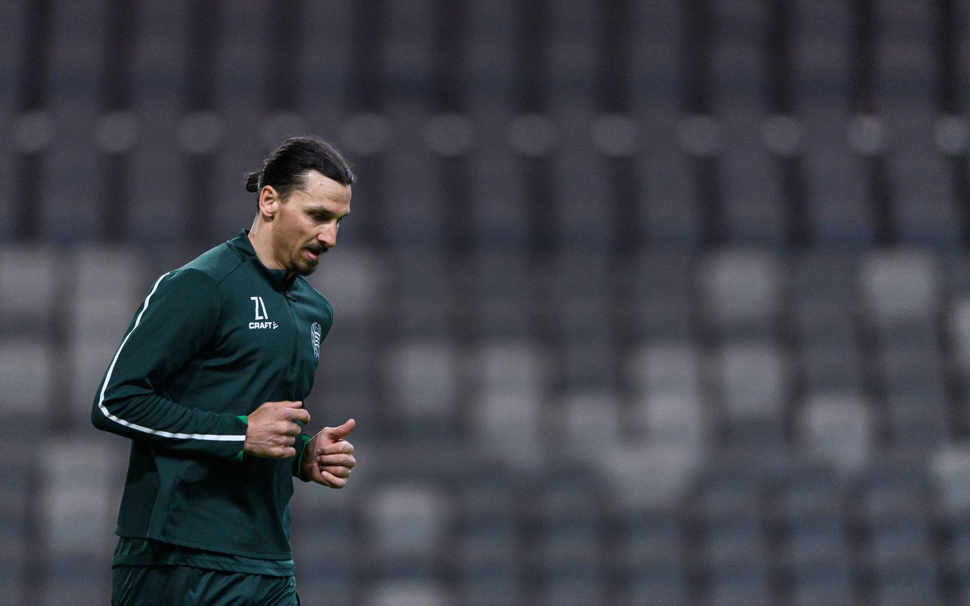 Zlatan tränar med Hammarby sedan några veckor. 