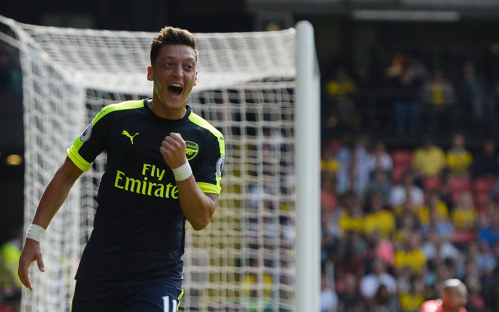 Mesut Özil, Arsenal, 58,7 miljoner pund. Två stora övergångar, först till Real Madrid och sedan till Gunners gör att tysken kniper tiondeplatsen. Foto: Bildbyrån