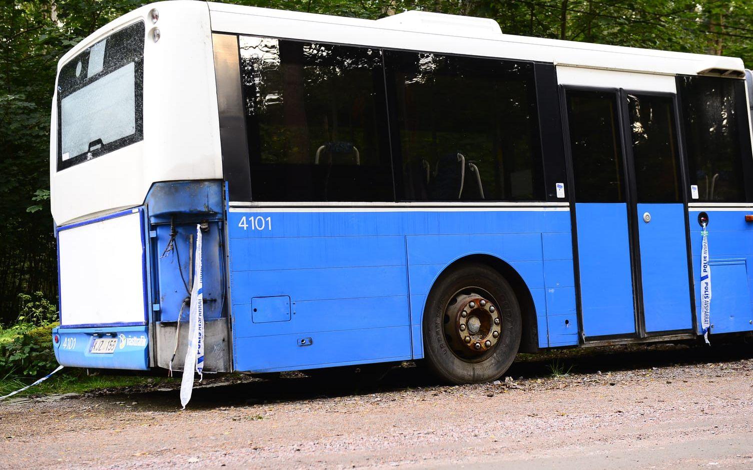 Bussen, som från början ägdes av Västtrafik, kommer från ett skrotupplag. Bild: Tobias Kjellberg