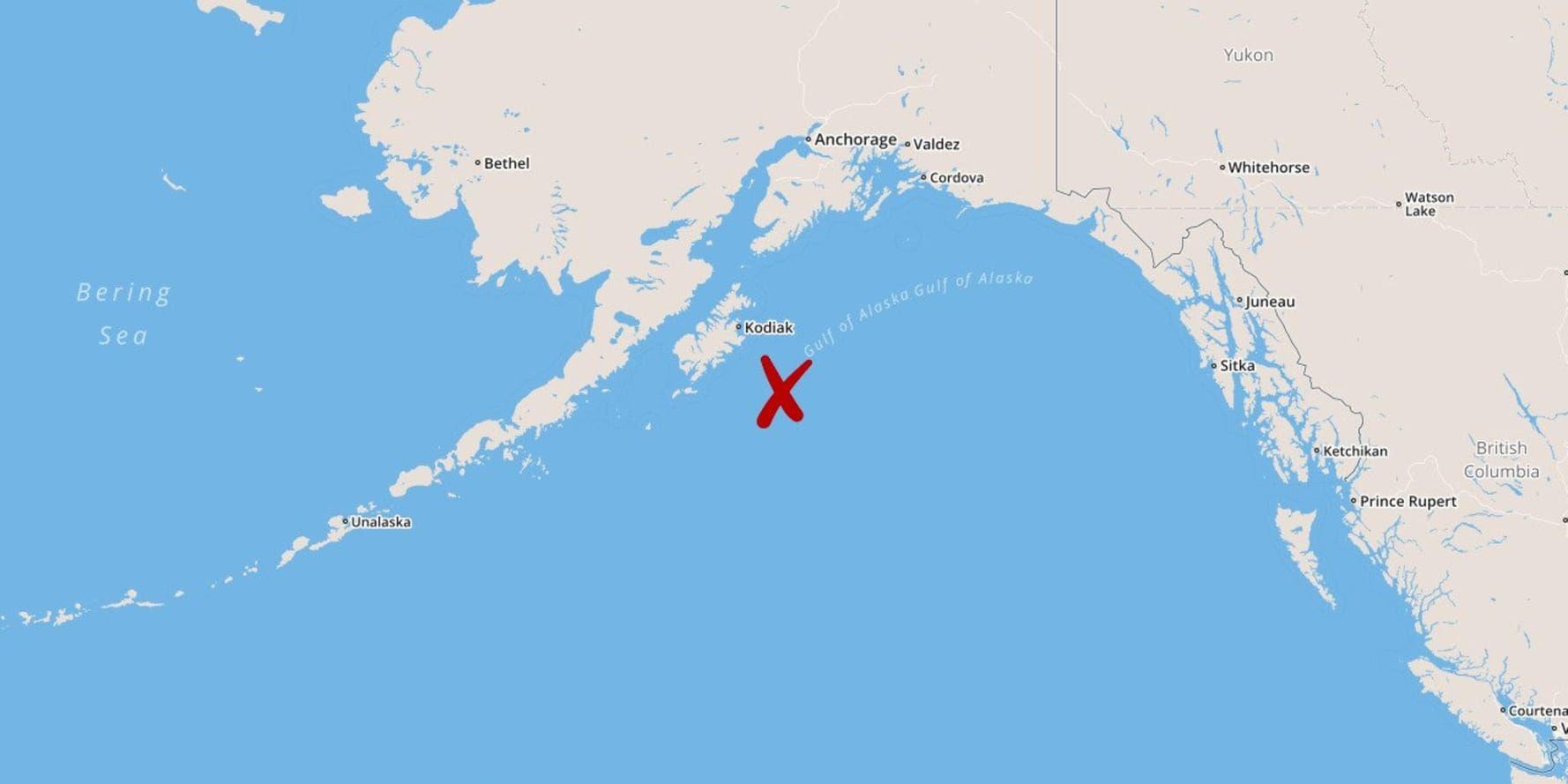 En tsunamivarning har utfärdats för delar av Alaska och Kanada efter ett jordskalv i havet med magnituden 8,0. Arkivbild.