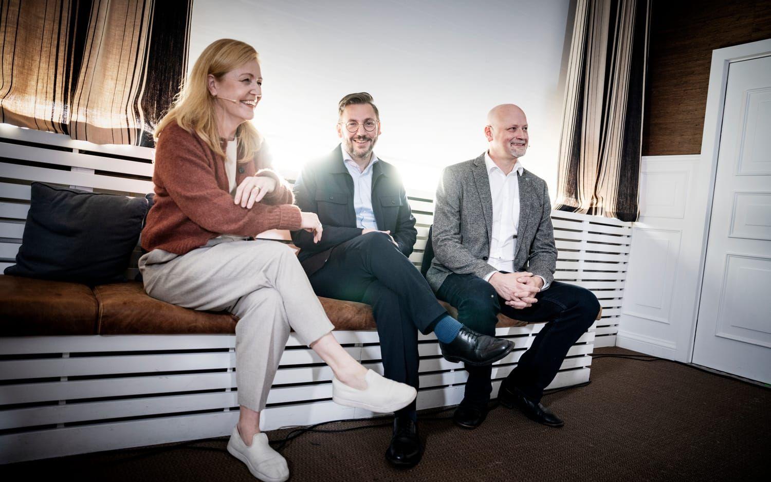 Elisabeth Thand Ringqvist, Muharrem Demirok och Daniel Bäckström trycker alla på att Centerpartiet måste bli mer relevanta för folk i hela landet.