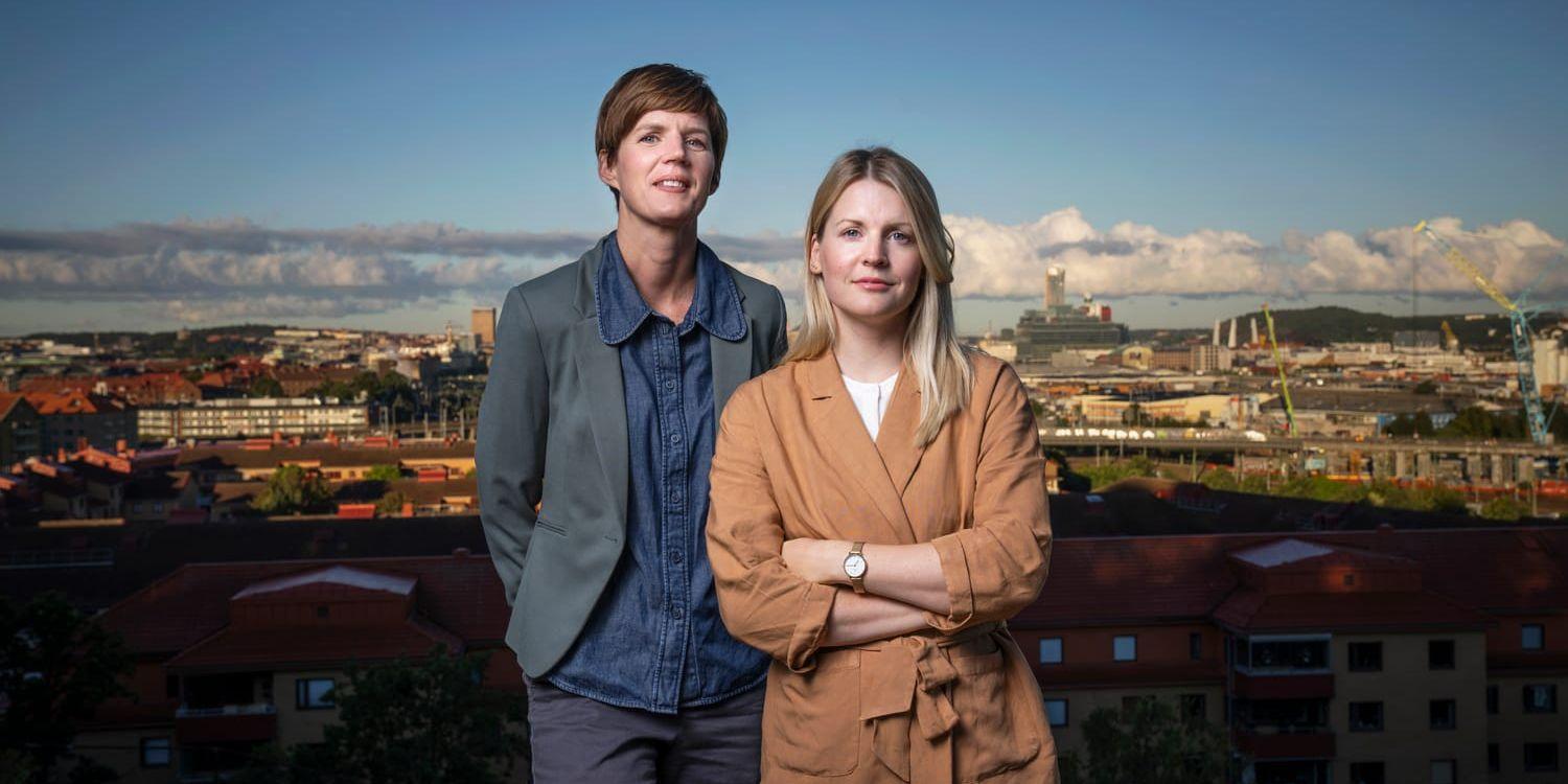 GP:s Kristina Petersen och Karin Jansson.