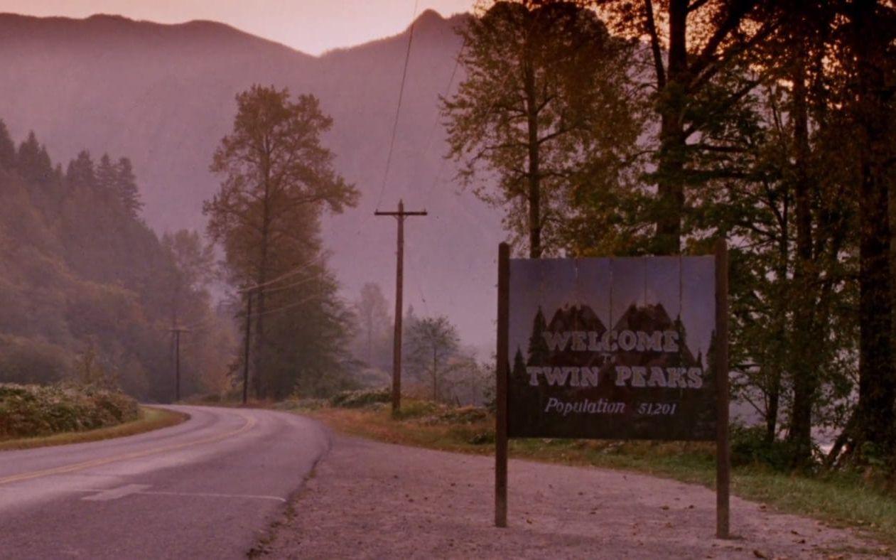 Den ikoniska Twin Peaks-skylten ...Foto: Pressbild.
