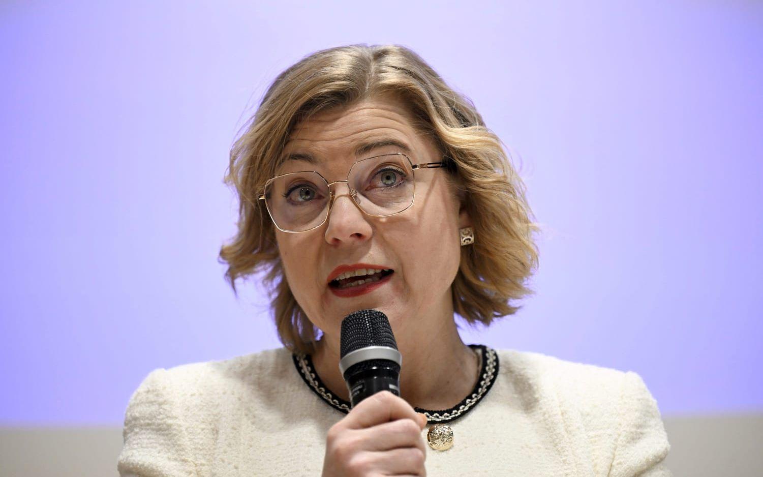 Henna Virkkunen är EU-kommissionär för digitala frågor och säkerhet. Arkivbild.