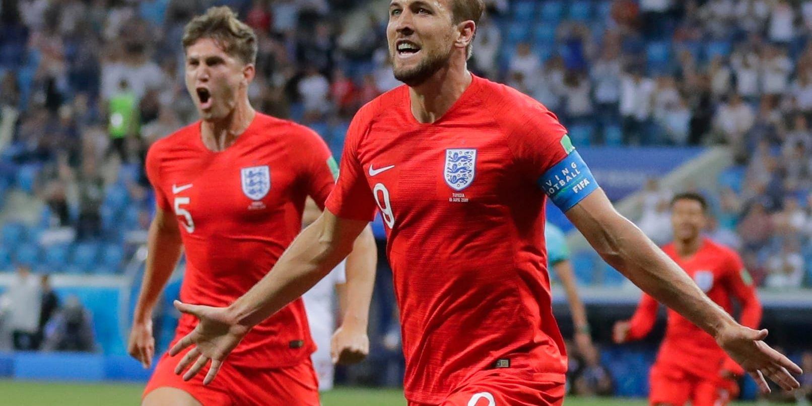Skyttekungen Harry Kane – vem annars? – satte båda målen när England 2–1-besegrade Tunisien i VM-premiären i Volgograd.