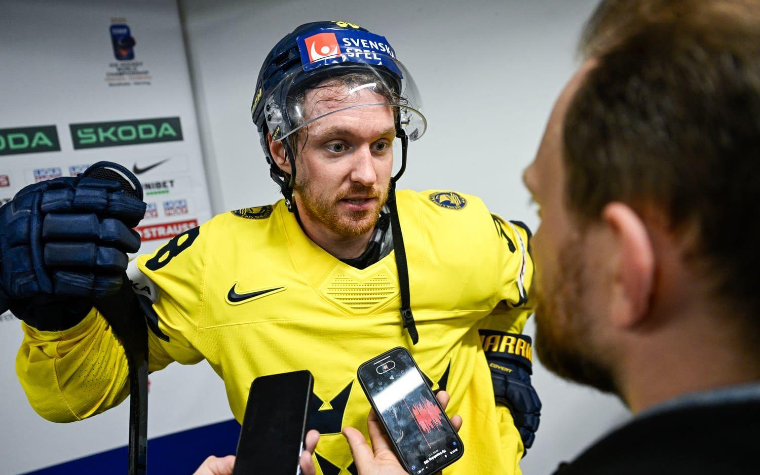 Rasmus Sandin under VM i fjol.