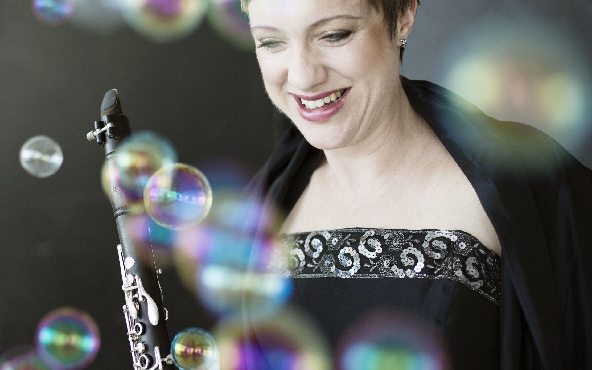 Karin Dornbusch, klarinettist och konstnärlig ledare för kammarmusikfestivalen Frontside.
