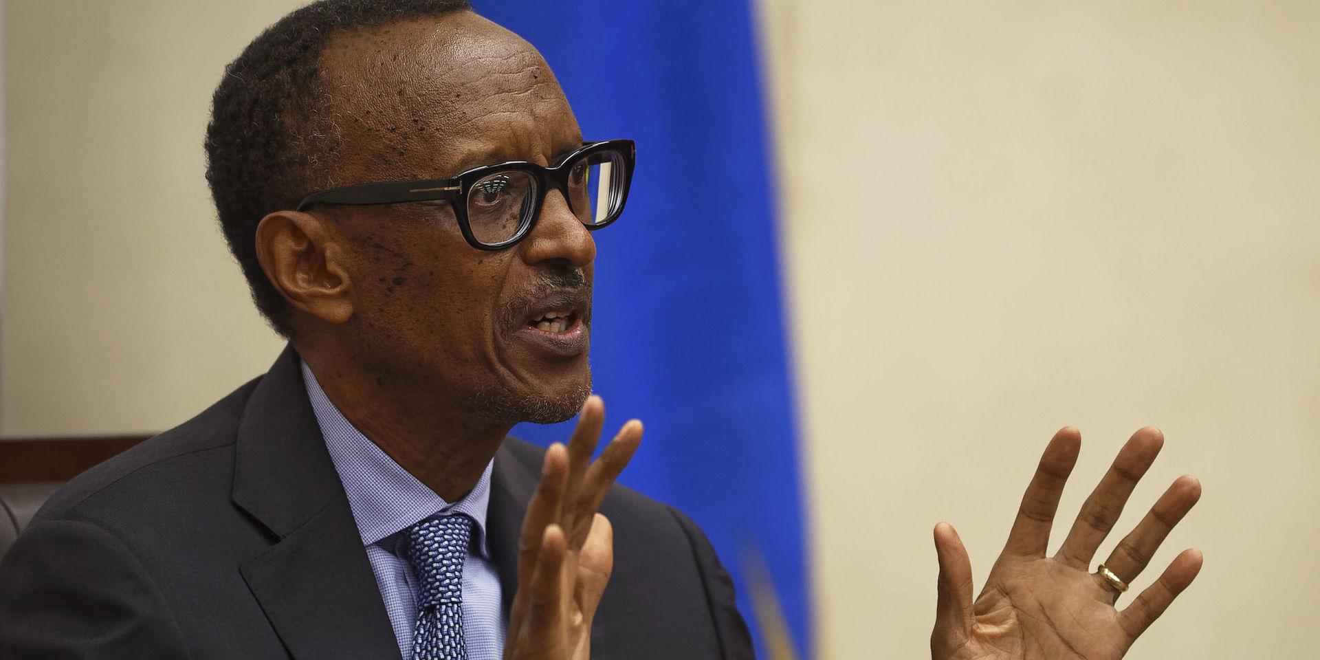 Paul Kagame är president i Rwanda. Arkivbild. 
