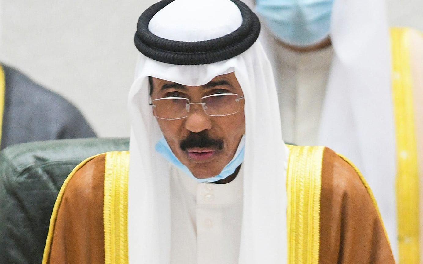 Nawaf al-Ahmad al-Sabah då han tillträdde 2020.