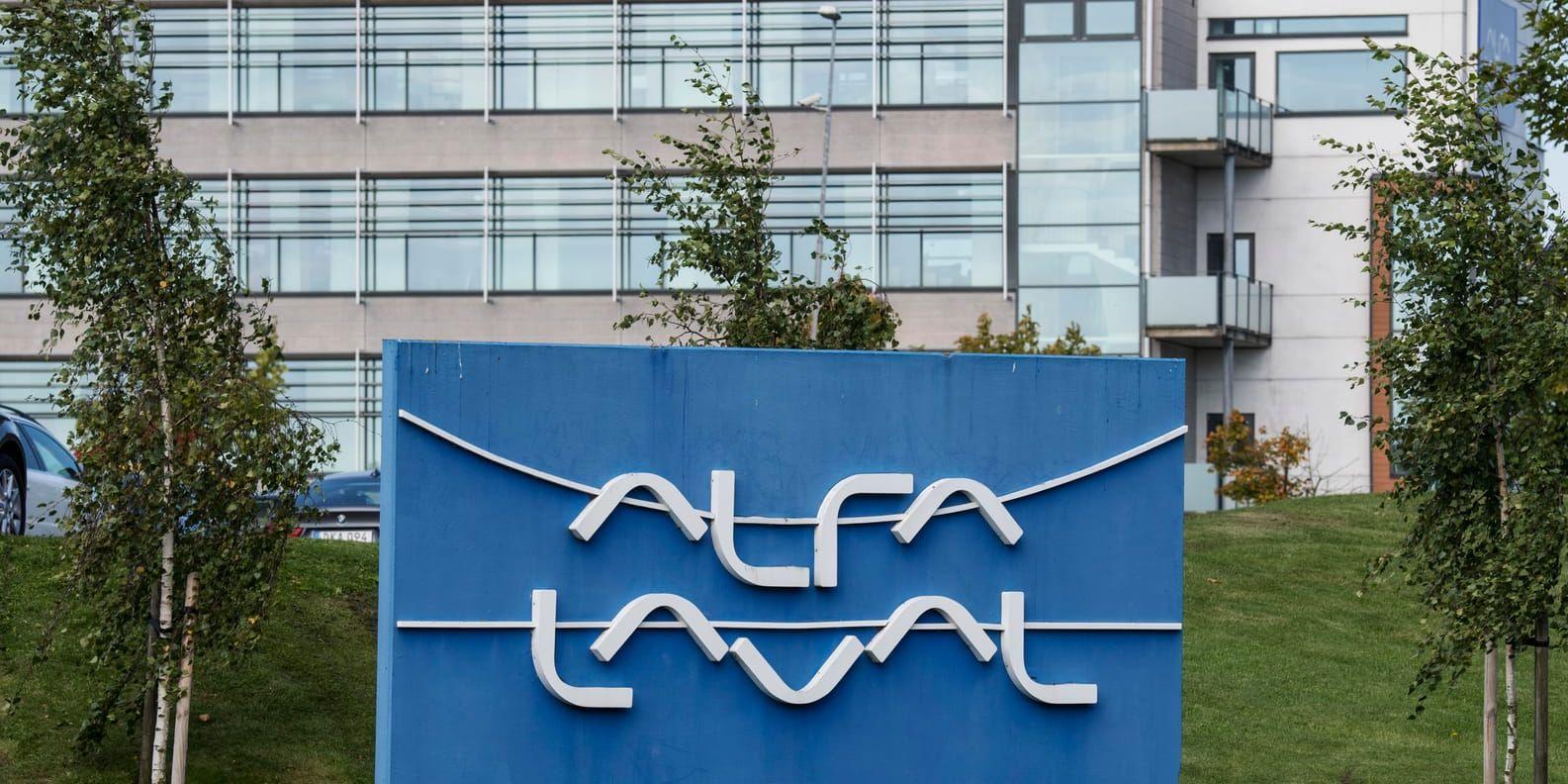Alfa Laval steg 1,3 procent. Arkivbild.