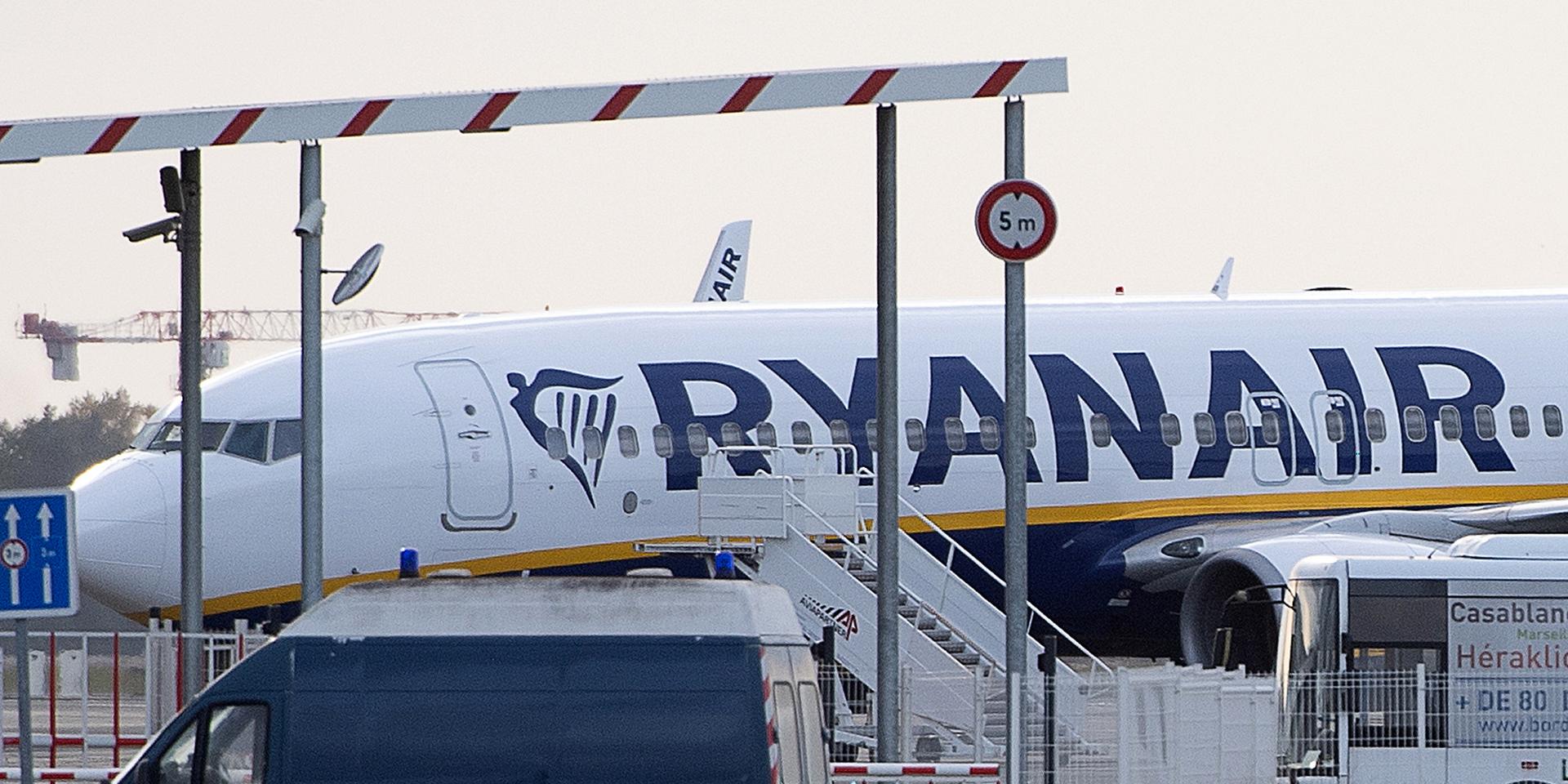Ryanair, som bland annat flyger från Skavsta, toppar Svarta listan efter att ha låtit bli att betala tillbaka ersättning trots att kunden enligt ARN haft rätt i 19 ärenden förra året. Arkivbild.