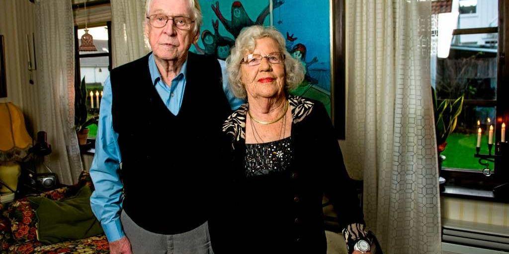 Trettonbdagsafton 2015 firar Rolf och Ester Carlgren sin 72-åriga bröllopsdag
