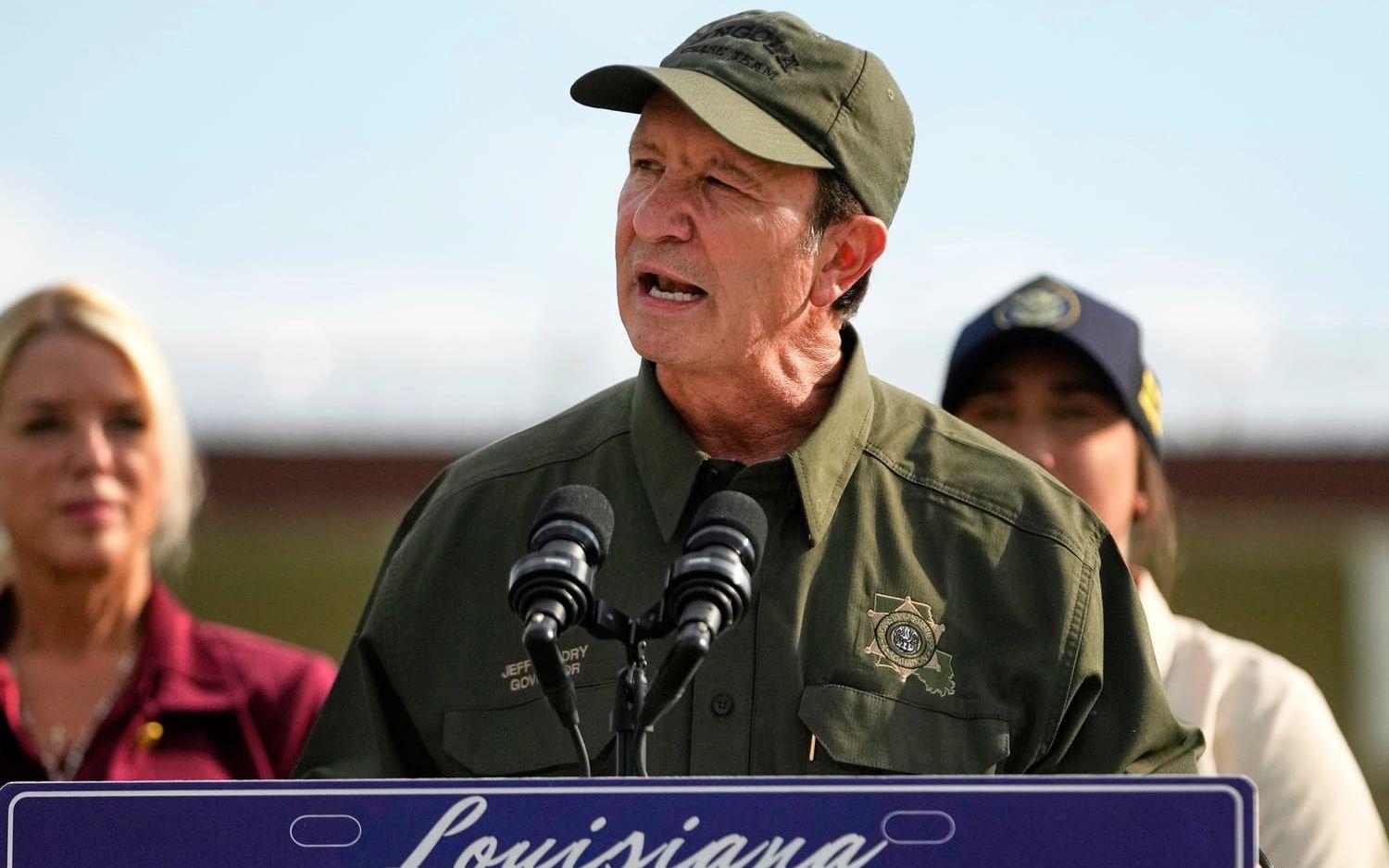 Louisianas republikanske guvernör Jeff Landry fotograferad i september.