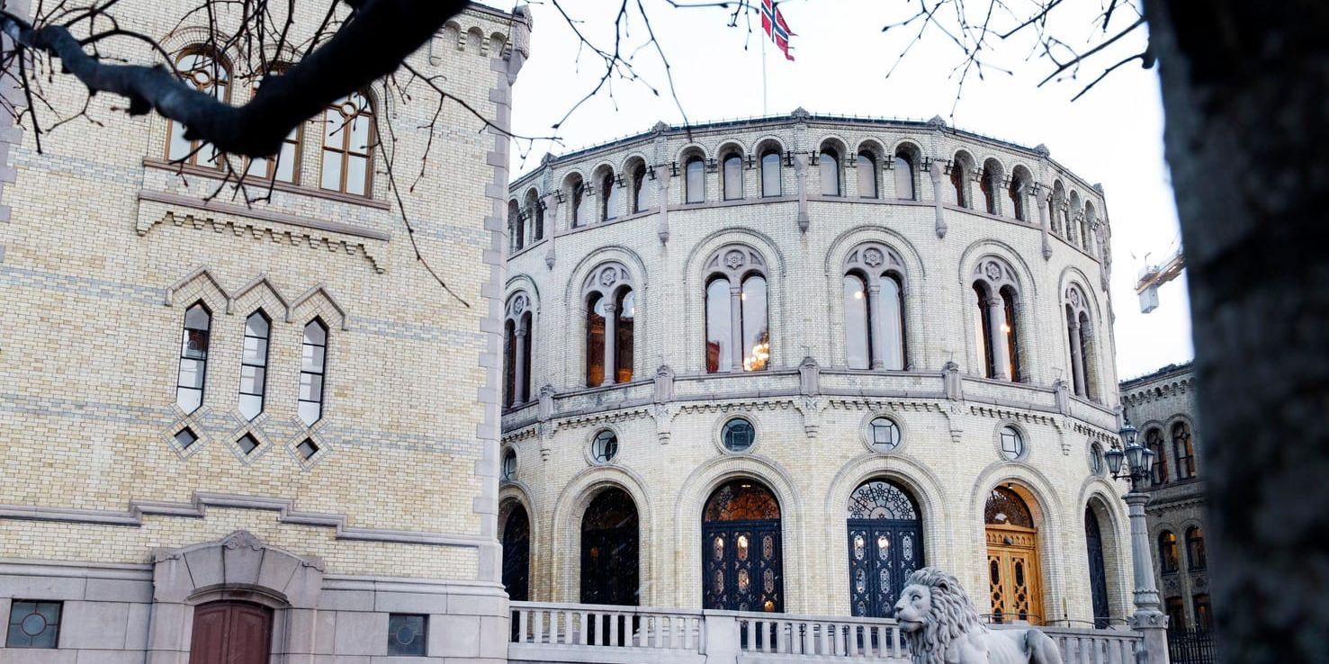 Stortinget i Oslo. Arkivbild.
