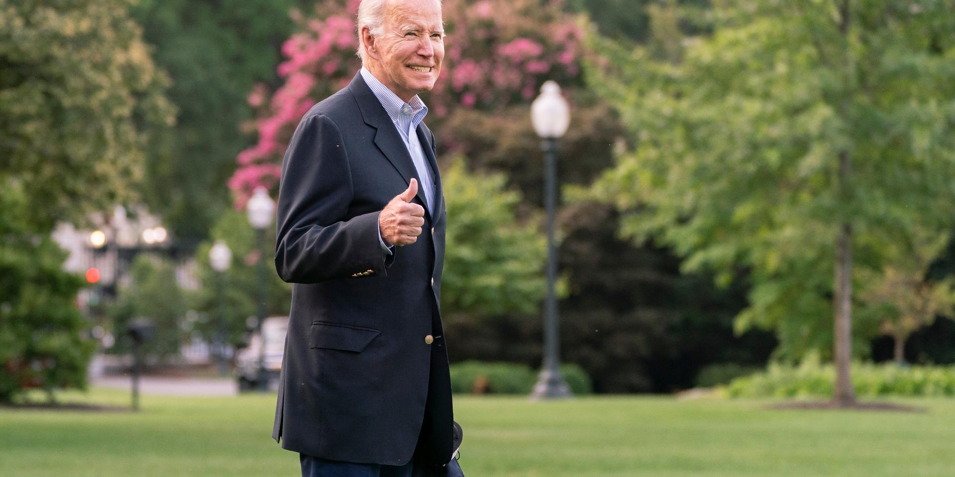 Joe Biden friskförklarades nyligen, efter att ha insjuknat i covid-19.