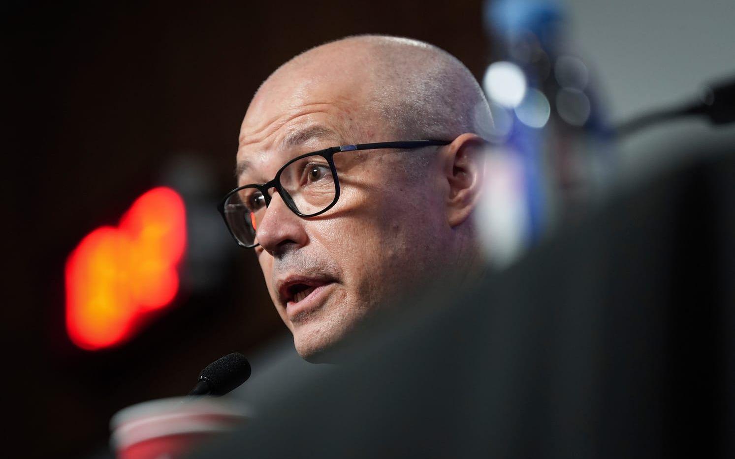 Patrik Allvin slutar som general manager i NHL-klubben Vancouver Canucks. Arkivbild.