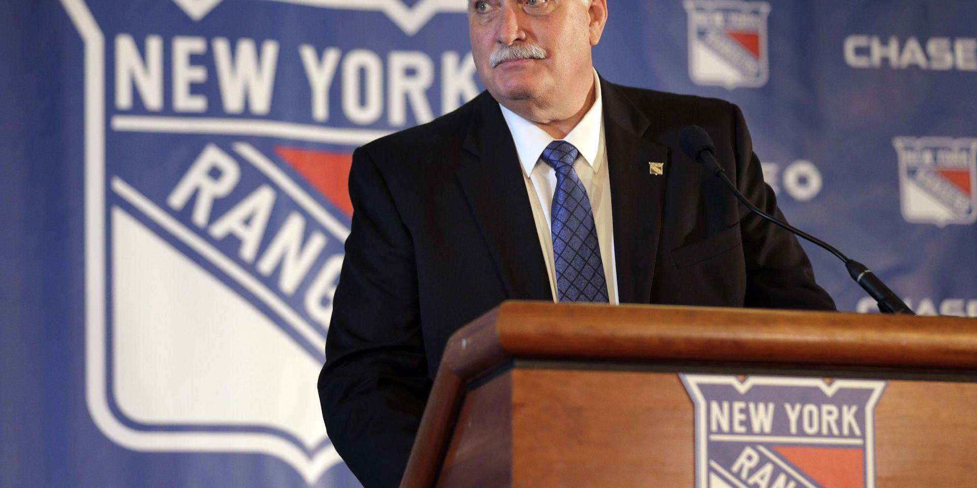 John Davidson, New York Rangers president. 