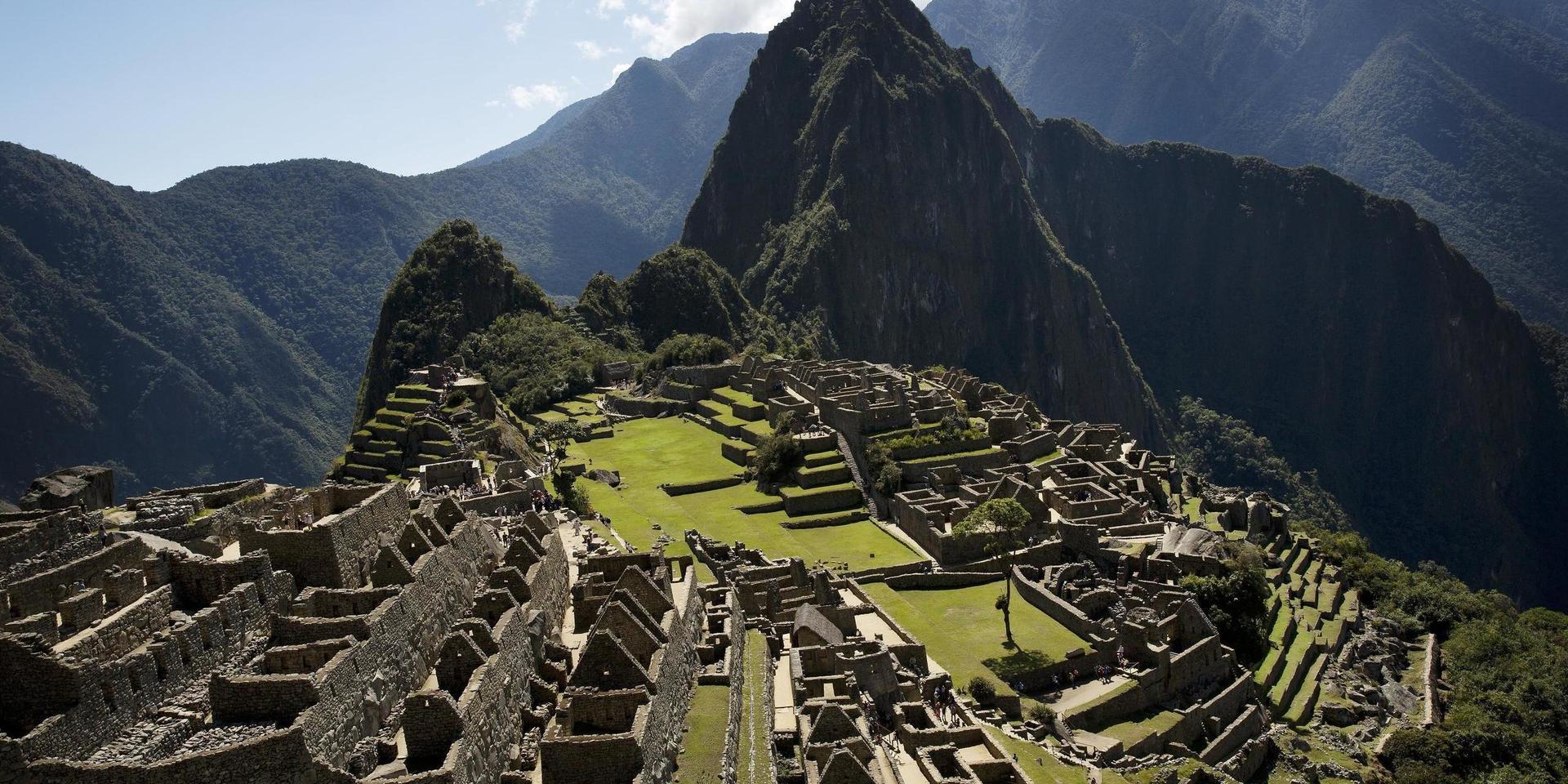 Kan gratis inträde till ruinstaden Machu Picchu locka turister till Peru? Arkivbild.