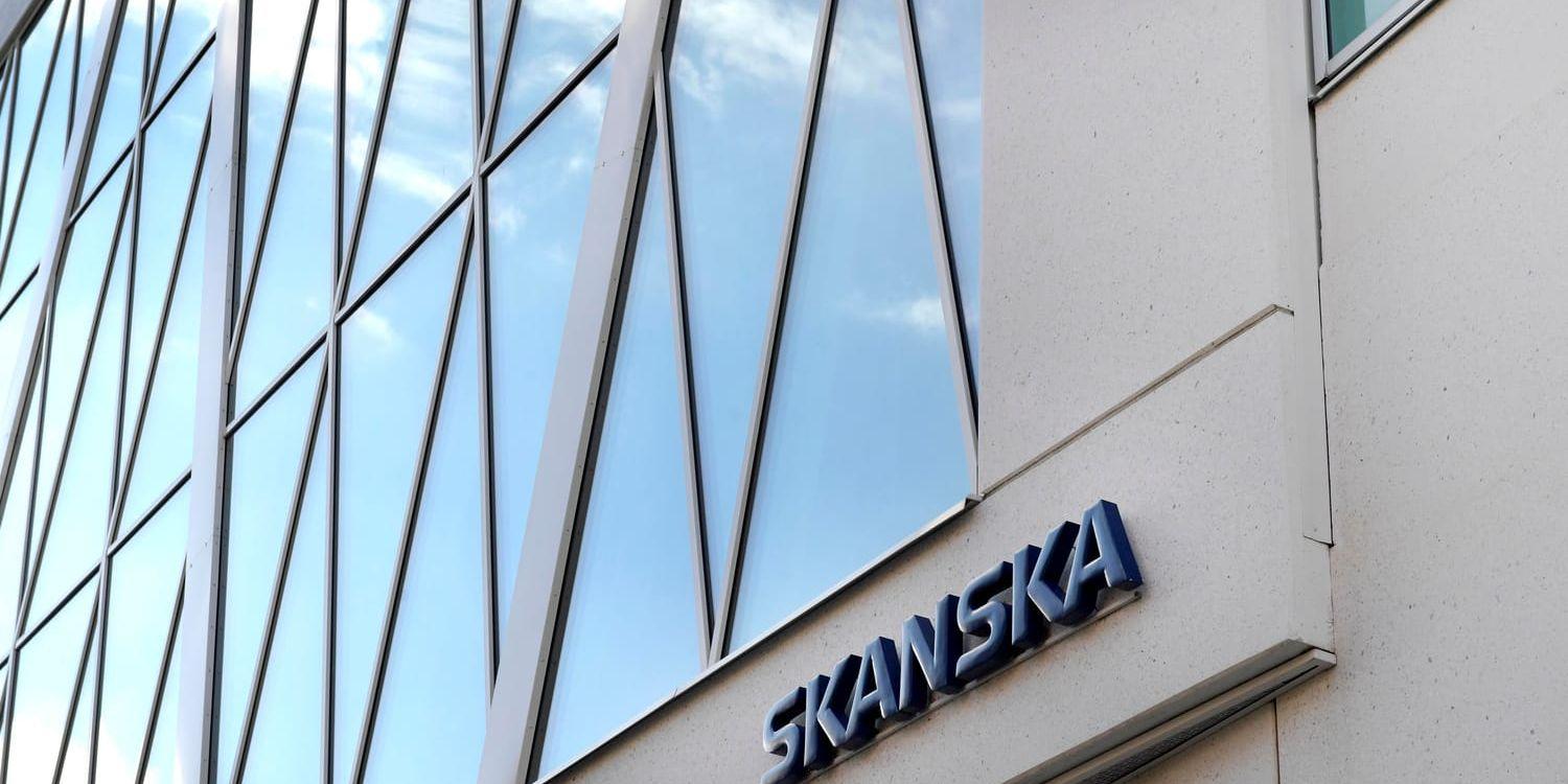 Byggkoncernen Skanska bygger kontor i Lören Oslo. Arkivbild