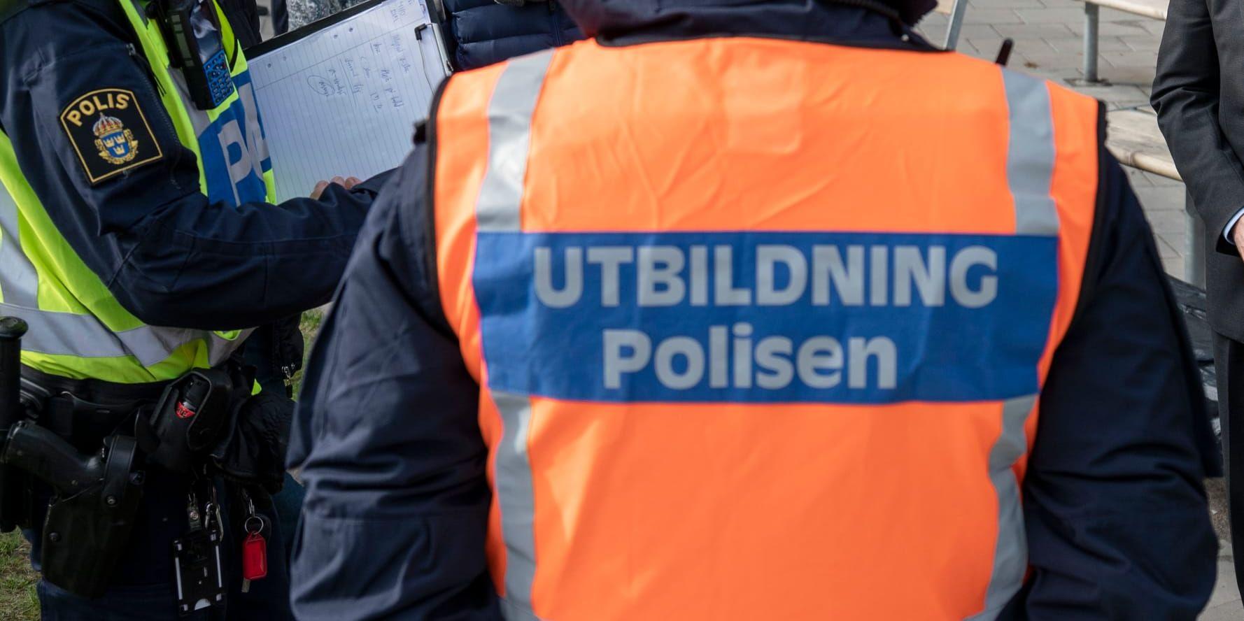 En polisstudent utesluts nu från polisprogrammet vid Högskolan i Borås. Arkivbild.