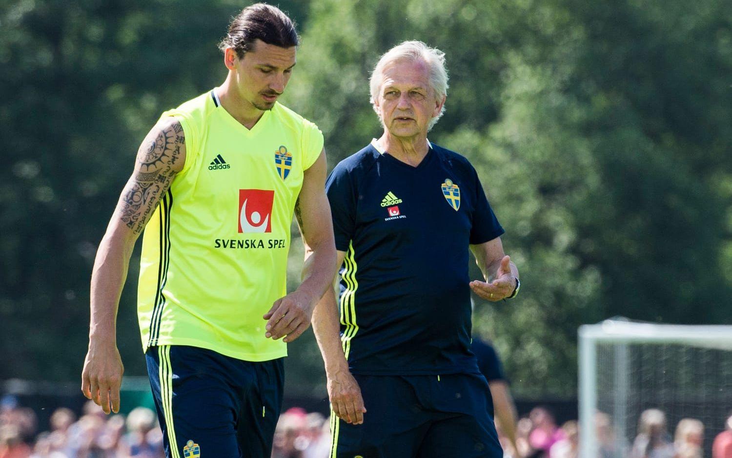 62-åringen har varit med 19 år i landslaget – och är god vän med Zlatan Ibrahimovic. Bild: Bildbyrån