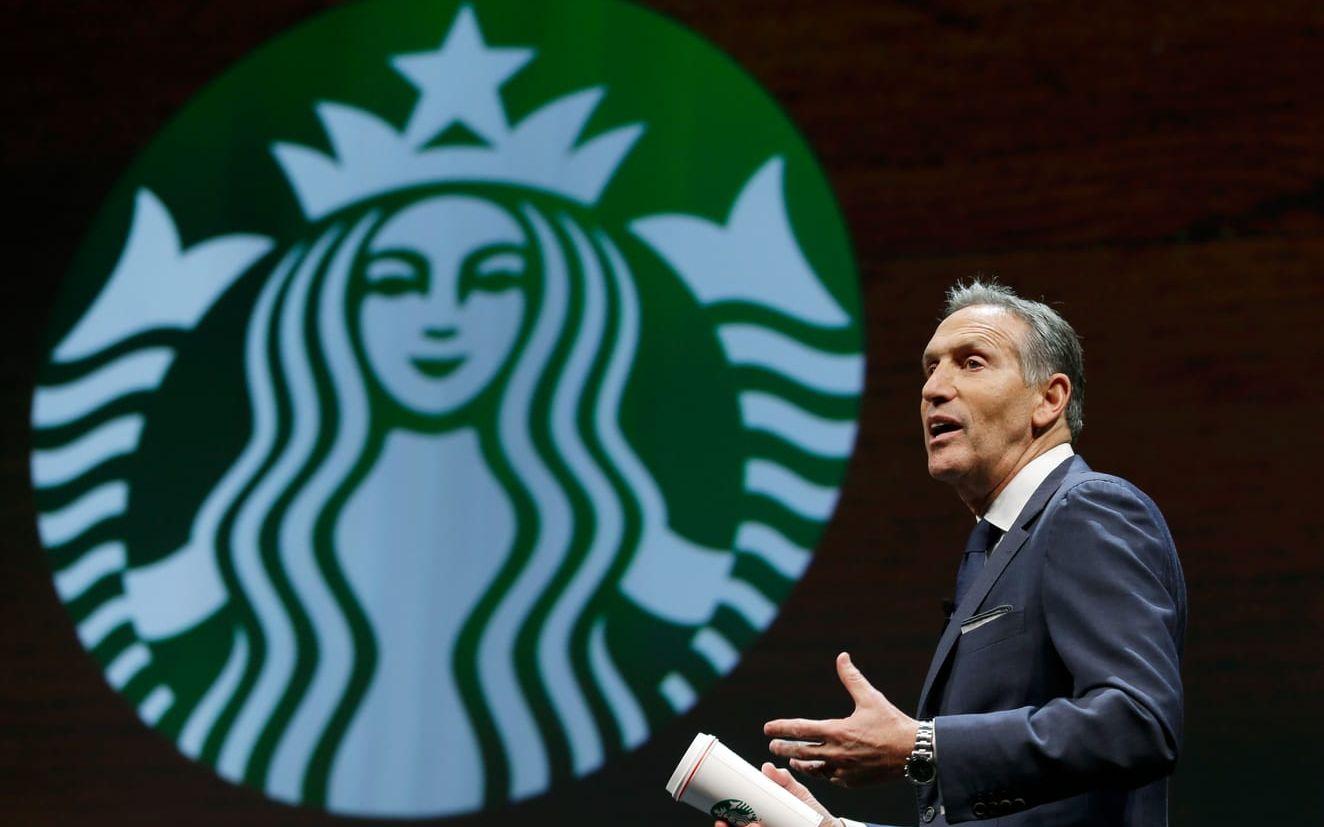 Starbucks vd:n Howard Schultz kan själv tänka sig att försöka bli president i framtiden.