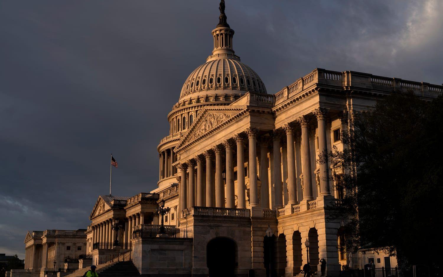 USA:s kongress är överens om en tillfällig finansieringsåtgärd. Arkivbild.