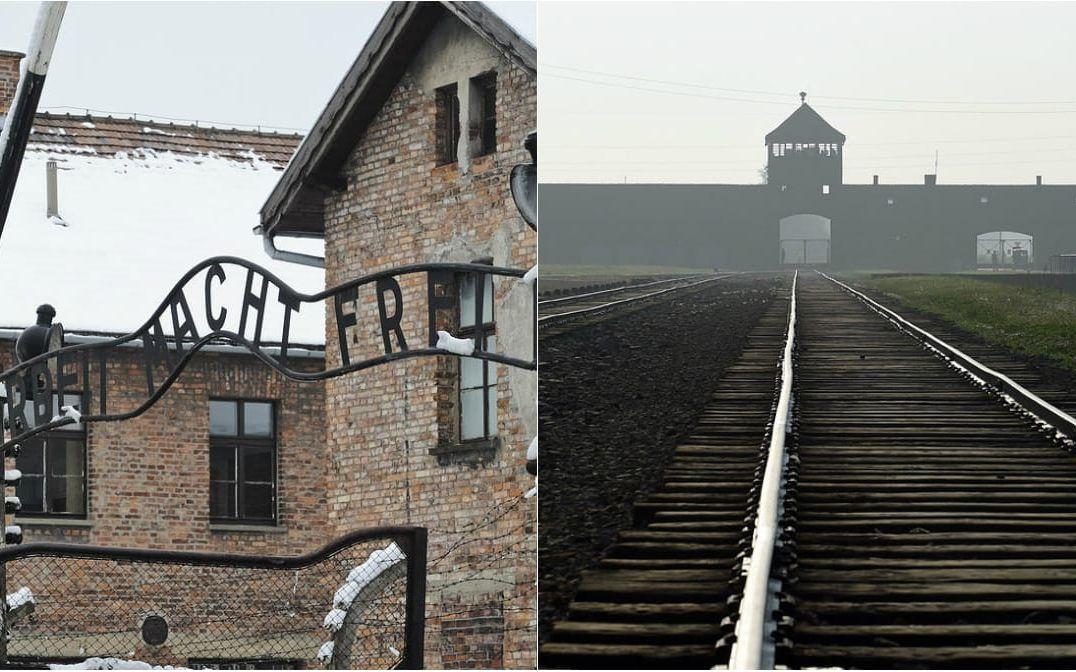 Motivet till aktionen vid förintelseläget Auschwitz-Birkenau i Polen är fortfarande okänt. I lägret dödades över 1 miljon människor mellan 1940 och 1945.